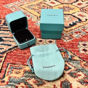 Tiffany ring boxes and bag